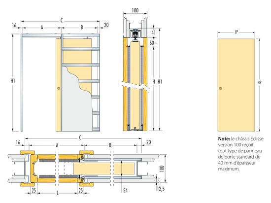 chassis coulissant